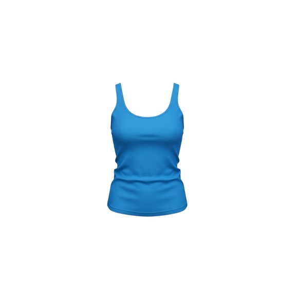 Unbranded Tops - Unbranded Tank Top Womens Medium Blue Scoop Neck Sleeveless Basic Layering